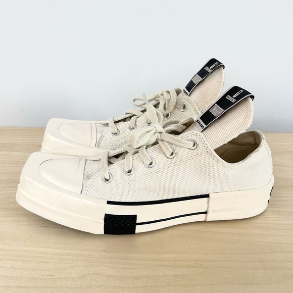 Size 10.5 - Rick Owens DRKSHDW x Converse TURBODRK White main image 7